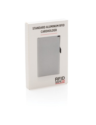 Tarjetero RFID de aluminio estándar