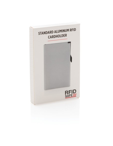 Tarjetero RFID de aluminio estándar