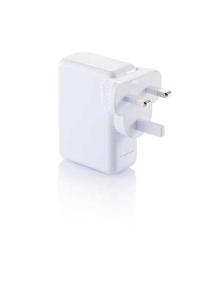 Enchufe de viaje con 4 puertos USB