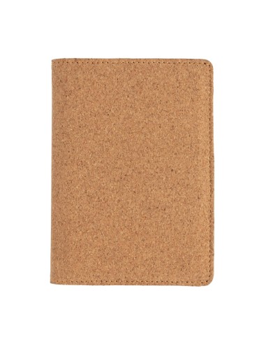 Cartera pasaporte RFID de corcho