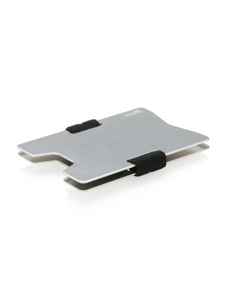 Cartera minimalista de aluminio RFID anti escáner