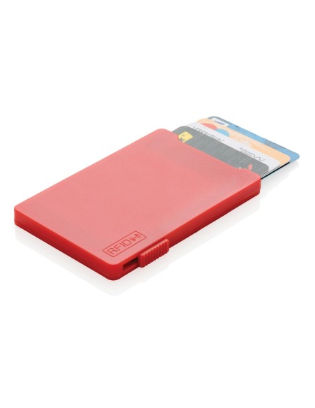 Tarjetero múltiple con RFID para evitar fraudes