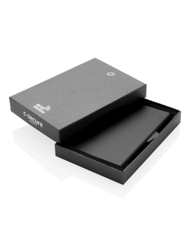 Tarjetero RFID C-Secure de aluminio