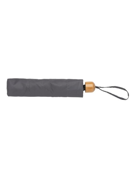 Mini paraguas RPET 190T  de bambú 20.5" Impact AWARE ™