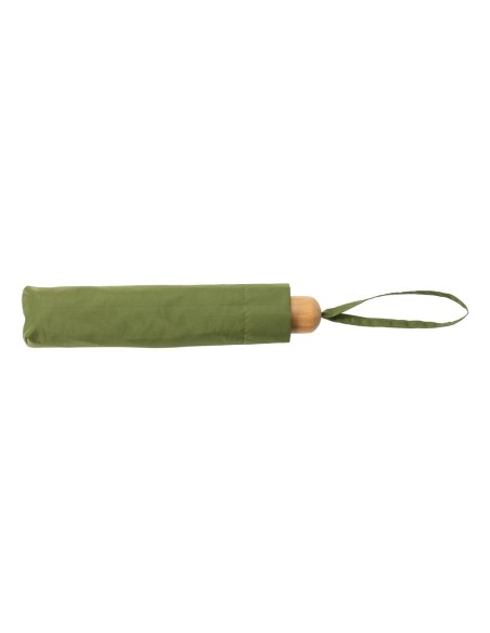 Mini paraguas RPET 190T  de bambú 20.5" Impact AWARE ™