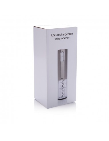 Abridor de vino eléctrico - USB recargable