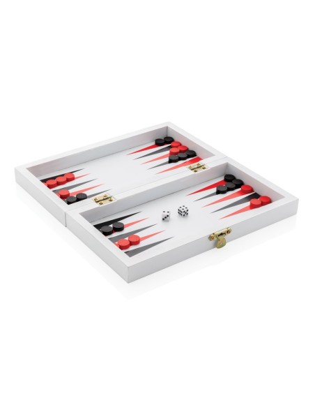 Juego de mesa de lujo 3 en 1 en caja de madera