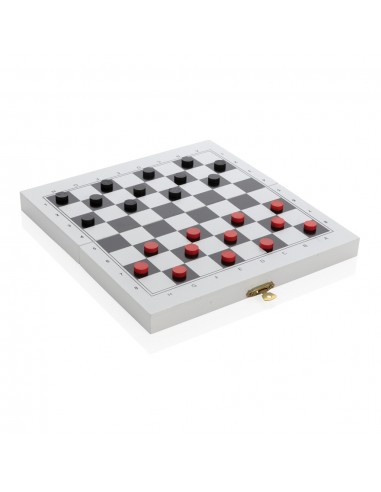 Juego de mesa de lujo 3 en 1 en caja de madera