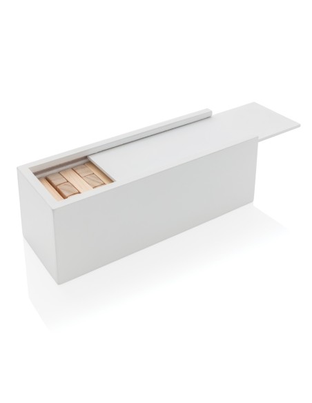 Juego de apilamiento de fichas de madera