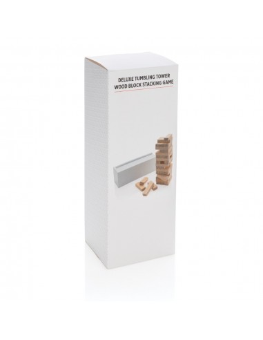 Juego de apilamiento de fichas de madera