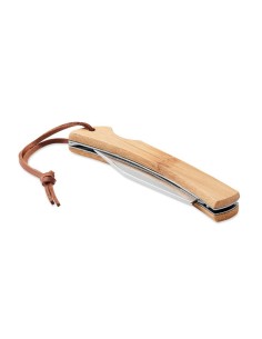 MANSAN - Cuchillo plegable de bambú