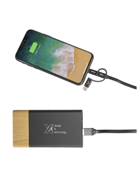 SCX.design P20 5000 mAh bateria externa retroiluminada