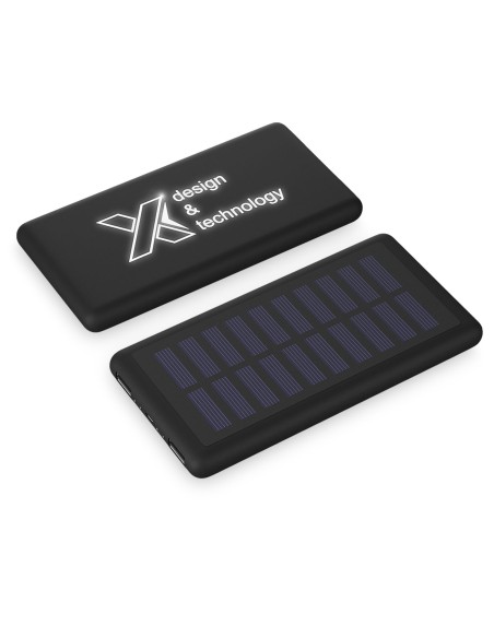 SCX.design P30 8000 mAh bateria solar externa retroiluminada