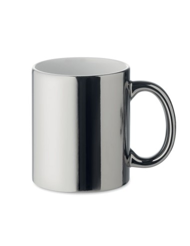 HOLLY - Taza cerámica metálica 300 ml