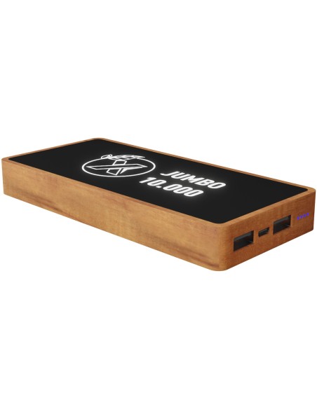 Batería externa inalámbrica de madera de 10 000mAh SCX "Design P46"