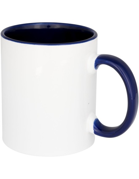 Taza de 350 ml para sublimación con asas e interior de color "Pix"