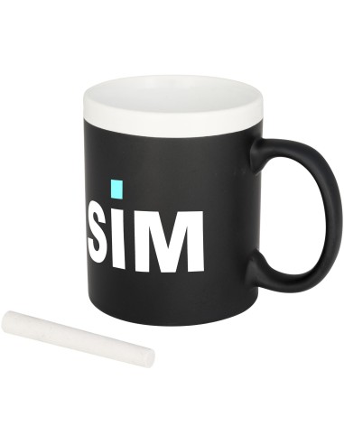 Taza de cerámica de 330 ml escritura tiza "Chalk"