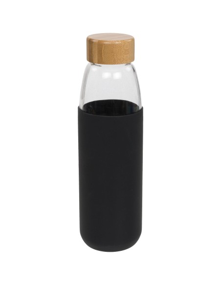 Botella de vidrio de 540 ml con tapón de madera "Kai"