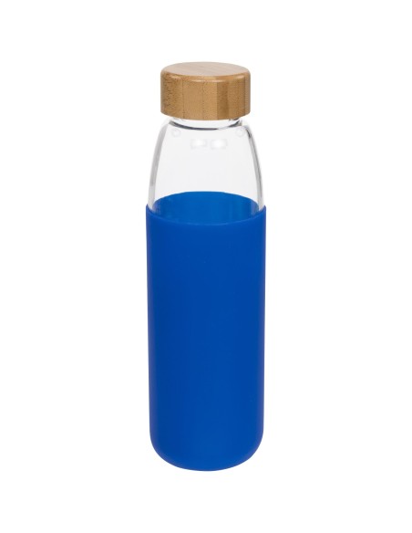 Botella de vidrio de 540 ml con tapón de madera "Kai"