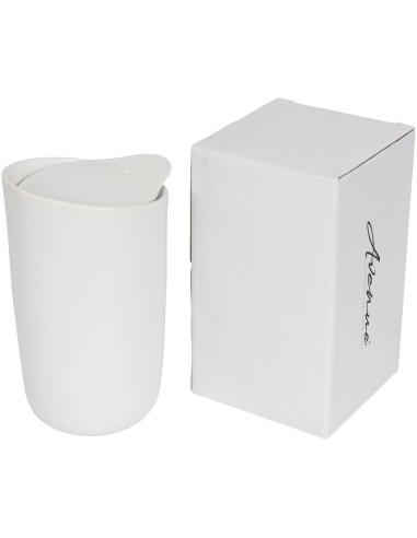 Vaso de cerámica de doble pared de 410 ml "Mysa"