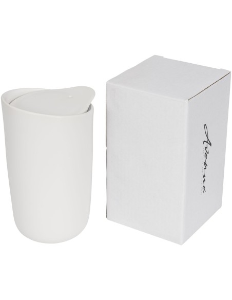 Vaso de cerámica de doble pared de 410 ml "Mysa"