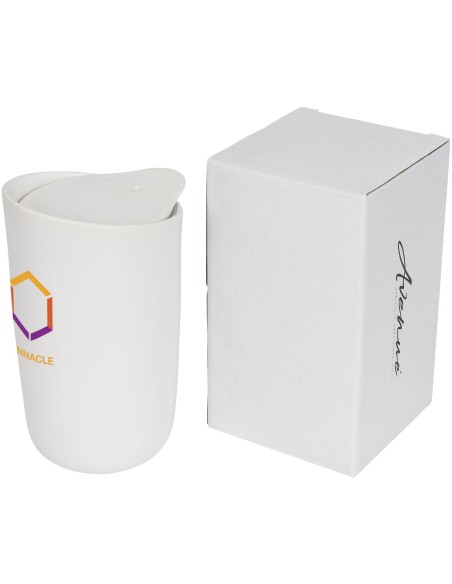 Vaso de cerámica de doble pared de 410 ml "Mysa"