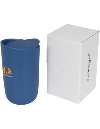 Vaso de cerámica de doble pared de 410 ml "Mysa"