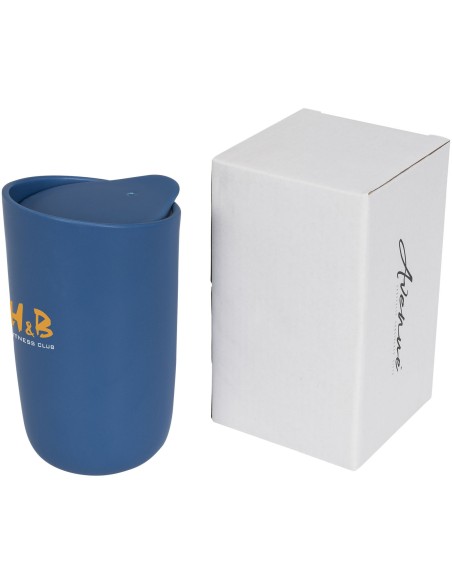 Vaso de cerámica de doble pared de 410 ml "Mysa"