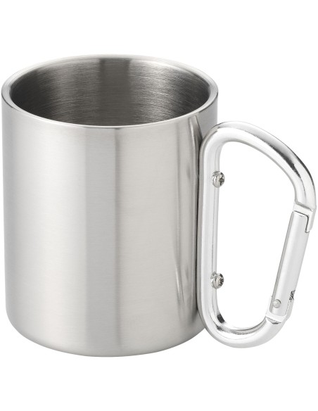 Taza isotérmica de 200 ml con mosquetón "Alps"