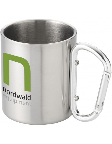 Taza isotérmica de 200 ml con mosquetón "Alps"
