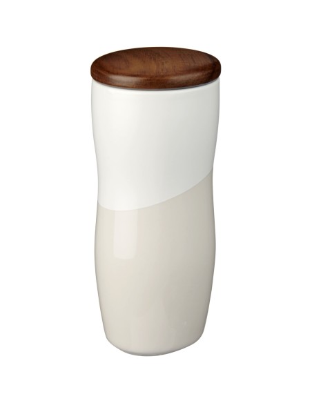 Vaso de cerámica de 370 ml de doble pared "Reno"