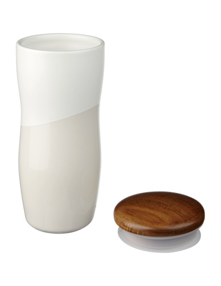 Vaso de cerámica de 370 ml de doble pared "Reno"