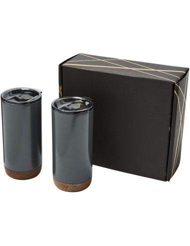 Set de regalo con vaso de cobre con aislamiento...