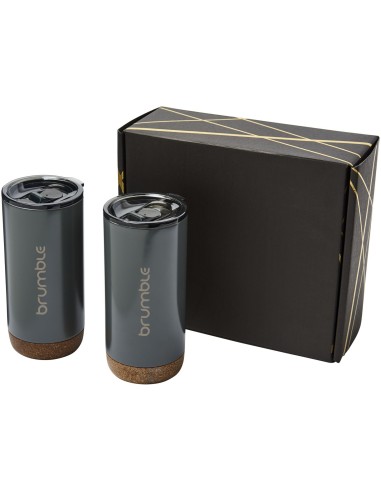 Set de regalo con vaso de cobre con aislamiento...