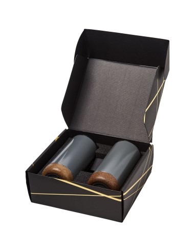 Set de regalo con vaso de cobre con aislamiento...