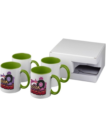 Set de regalo de 4 tazas de sublimación "Ceramic"