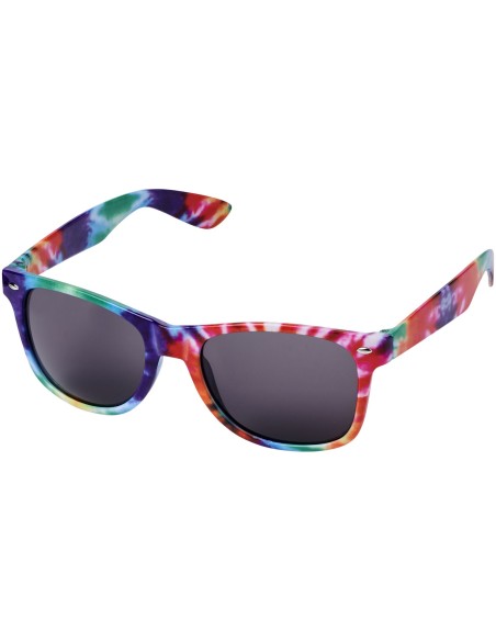 Gafas de sol con estampado teñido por técnica de nudos "Sun Ray"