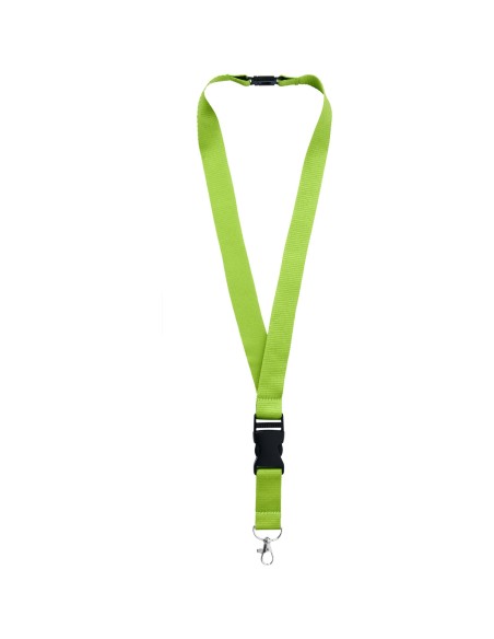 Lanyard con hebilla separable y clip de seguridad "Yogi"