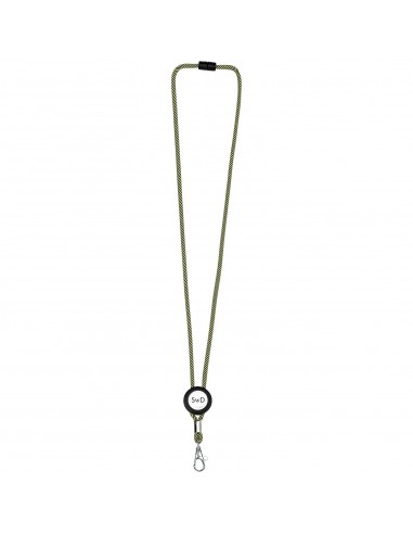 Lanyard bicolor con disco ajustable "Hagen"