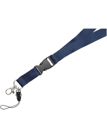 Lanyard con hebilla separable y enganche para móvil "Sagan"