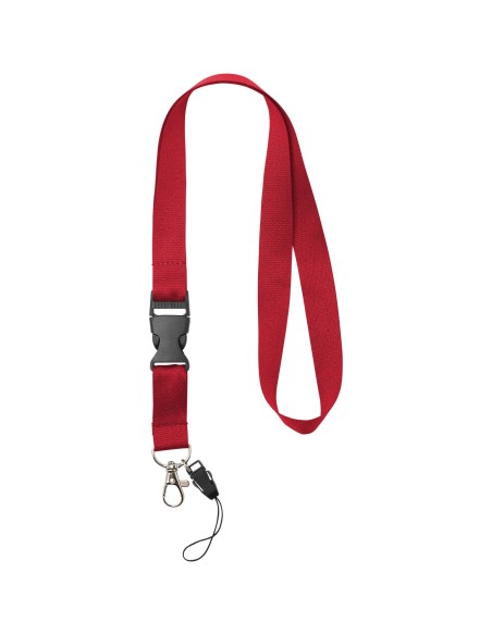 Lanyard con hebilla separable y enganche para móvil "Sagan"