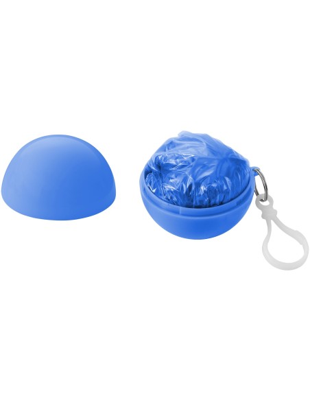 Poncho impermeable plegable en una bola-llavero "Xina"
