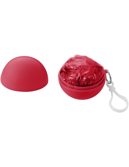 Poncho impermeable plegable en una bola-llavero "Xina"
