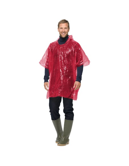 Poncho impermeable plegable en una bola-llavero "Xina"