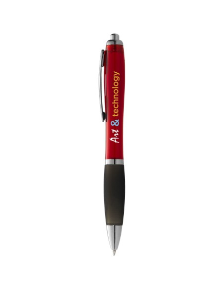 Bolígrafo de color y empuñadura negra "Nash"