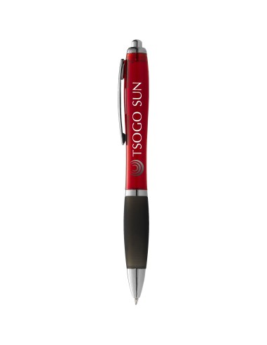 Bolígrafo de color y empuñadura negra "Nash"
