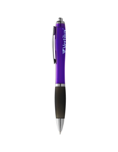 Bolígrafo de color y empuñadura negra "Nash"