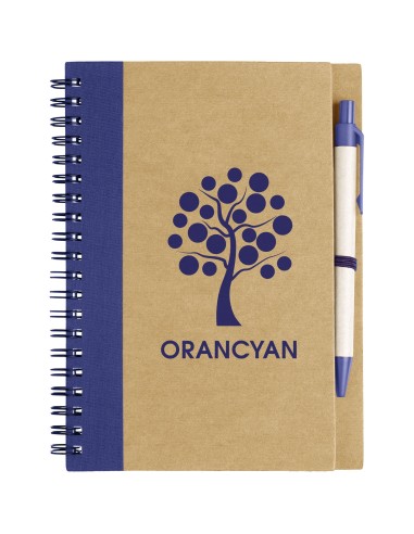 Libreta de papel reciclado con bolígrafo...