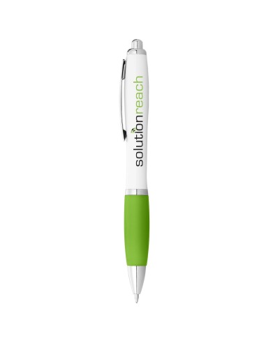 Bolígrafo blanco con empuñadura de color "Nash"