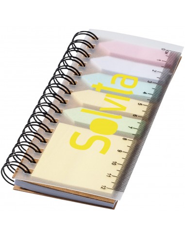 Libreta con espiral y notas adhesivas de...